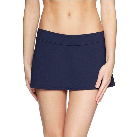 Anne Cole Swim Skirt Bottom Size 24W Plus Classic Navy‎ Blue $64 NWT - Picture 1 of 3